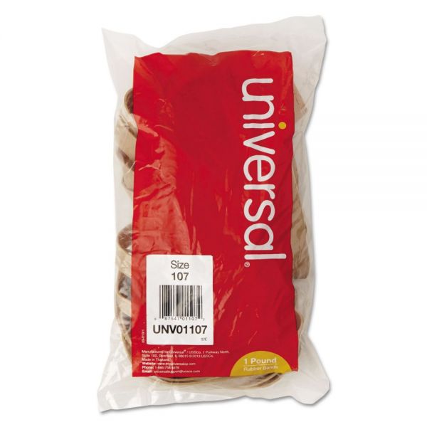 UNV01107 Universal Rubber Bands, Size 107, 7 x 5/8, 40 Bands/1lb Pack