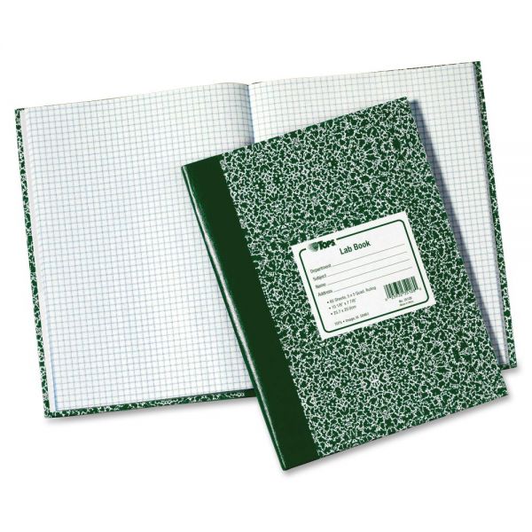 TOP35128 TOPS Quad Ruled Lab Research Notebook