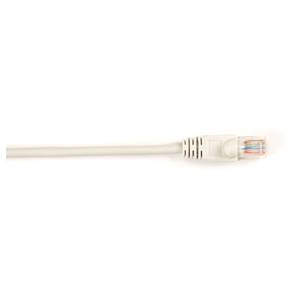 SYNX4339224 Black Box Connect CAT5e 100 MHz Ethernet Patch Cable - UTP, PVC, Snagless, Gray, 10 ft.