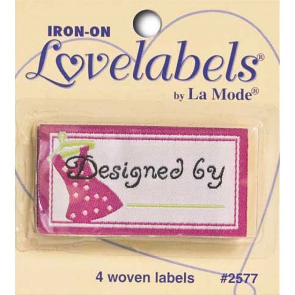 NOTM100503 Iron-On Lovelabels 4/Pkg