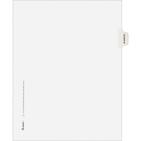 AVE82119 Avery Legal Exhibit Index Dividers