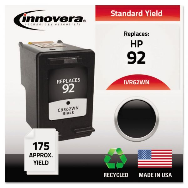 IVR62WN Innovera Remanufactured C9362WN (92) Ink, Black