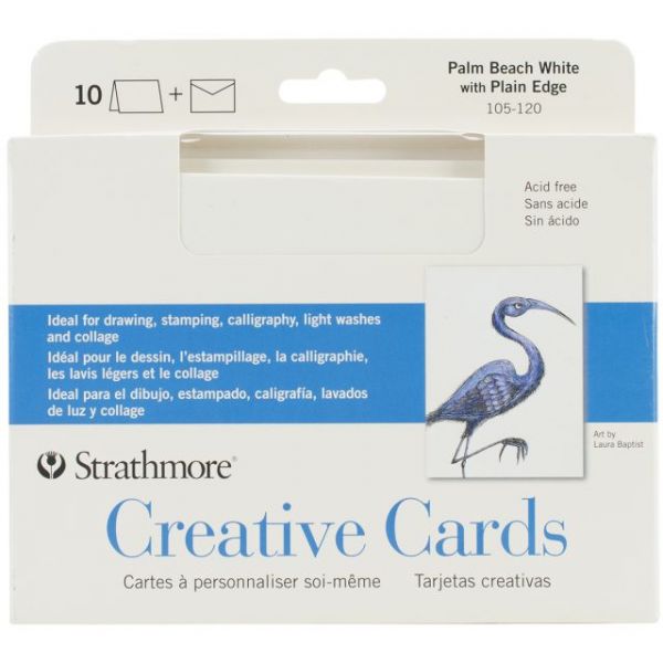 NOTM136401 Strathmore Cards & Envelopes 5"X6.875" 10/Pkg
