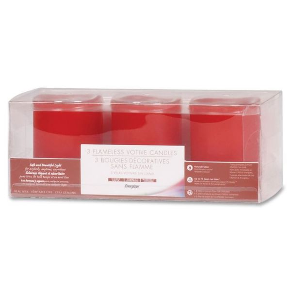 EVEDVM3DL018 Energizer Flameless LED Wax Candles