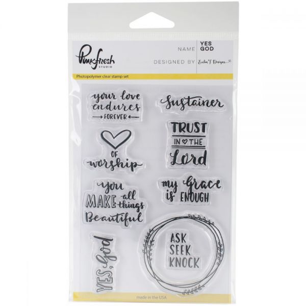 NOTM455486 Pinkfresh Studio Clear Stamp Set 4"X6"