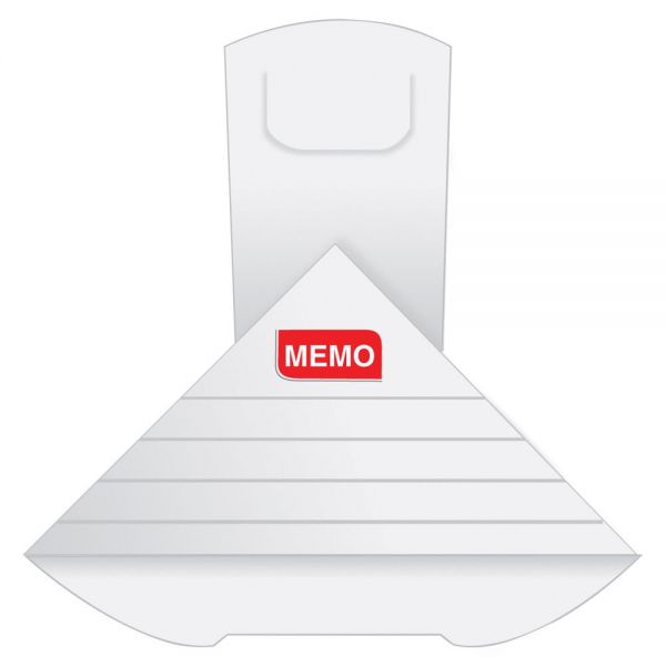 QUA46058 Quality Park White paper corner clips, 3" x 1 3/4"