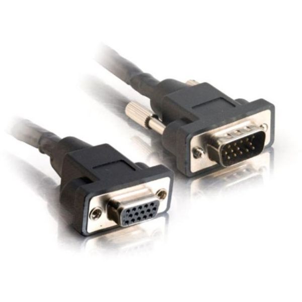 SYNX2437157 C2G 3ft Panel-Mount HD15 SXGA M/F Monitor Extension Cable