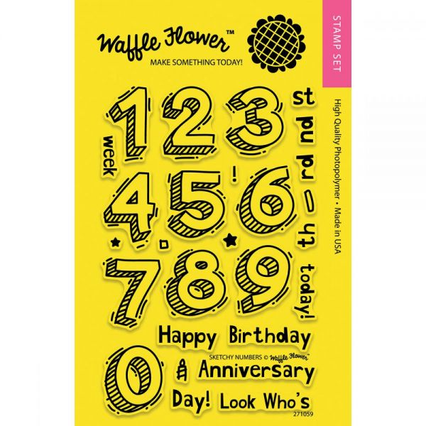 NOTM362939 Waffle Flower Crafts Clear Stamps 4"X6"