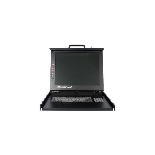 SYNX2898069 StarTech.com 1U 19in Rackmount LCD Console with Integrated 8 Port KVM Switch
