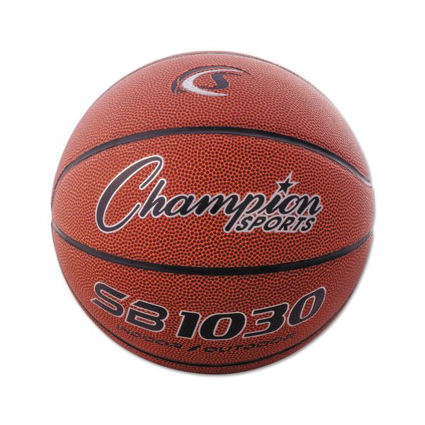 CSISB1030 Champion Sports Composite Basketball, Official Intermediate, 29", Brown