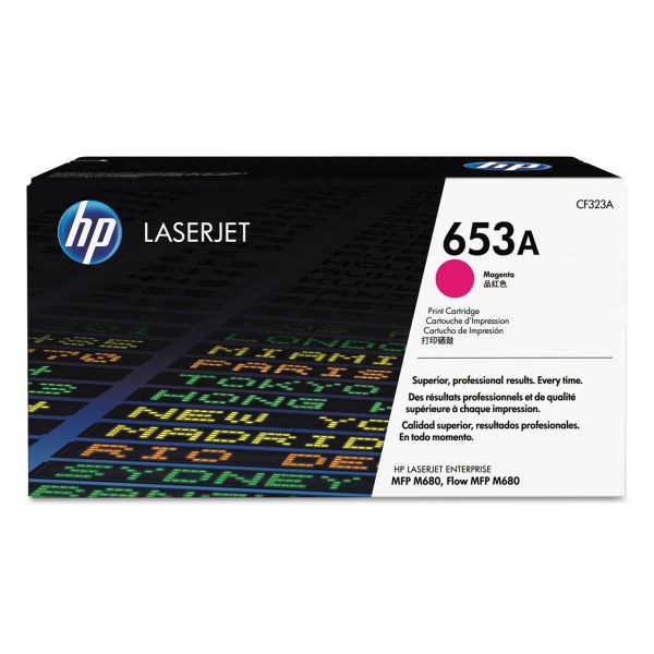 HEWCF323A HP 653A, (CF323A) Magenta Original LaserJet Toner Cartridge