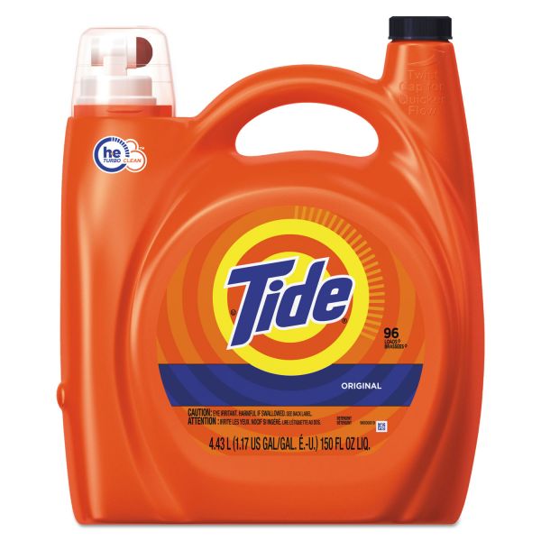 PGC23068CT Tide HE Laundry Detergent, Original Scent, 150 oz Pump Bottle, 4/Carton