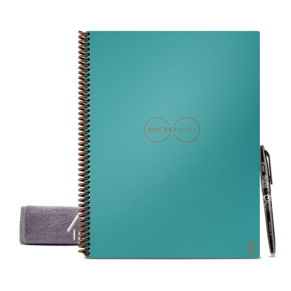 Rocketbook Core Letter Size Notebook, 81/2" x 11", Dot Ruled, 32 Pages