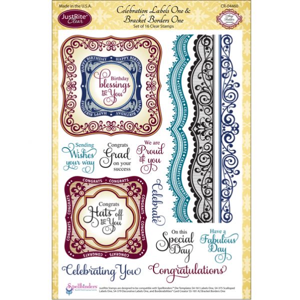 NOTM053959 JustRite Papercraft Clear Stamp Set 6"X8"