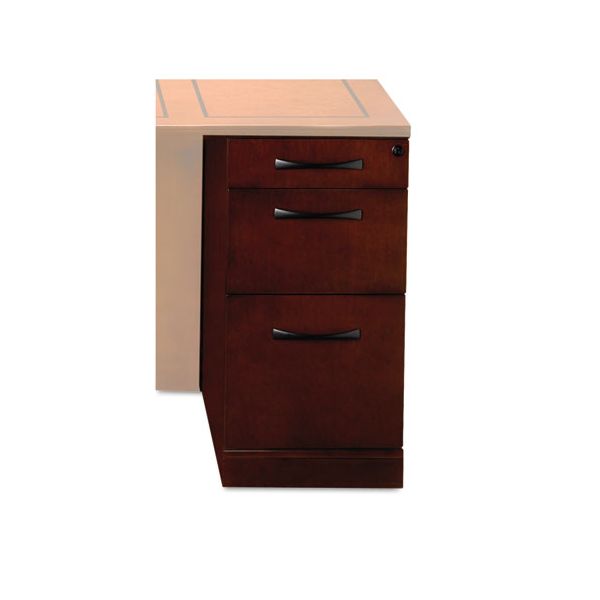 MLNSDPBFSCR Tiffany Industries Sorrento Pencil/Box/File Desk Pedestal,15 1/4w x 24d x 28 1/4h, Cherry