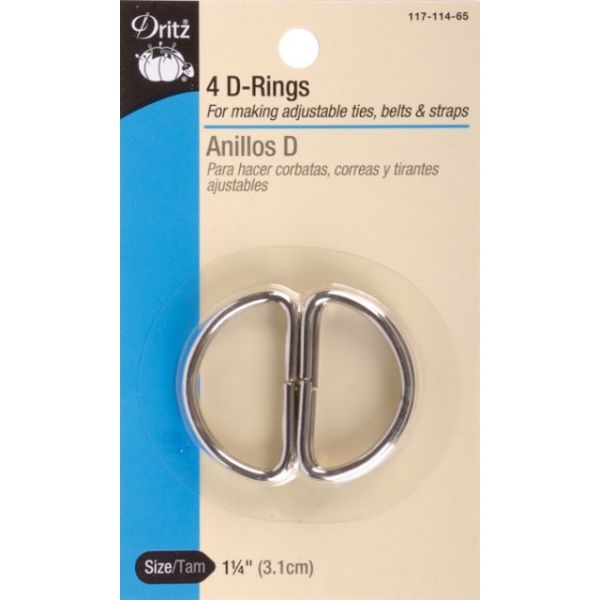 NOTM092573 Metal "D" Rings