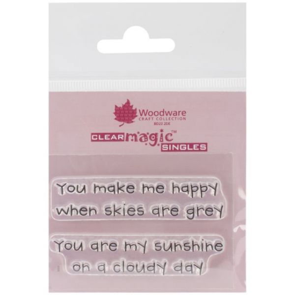 NOTM317332 Woodware Clear Stamps 2.5"X1.75" Sheet