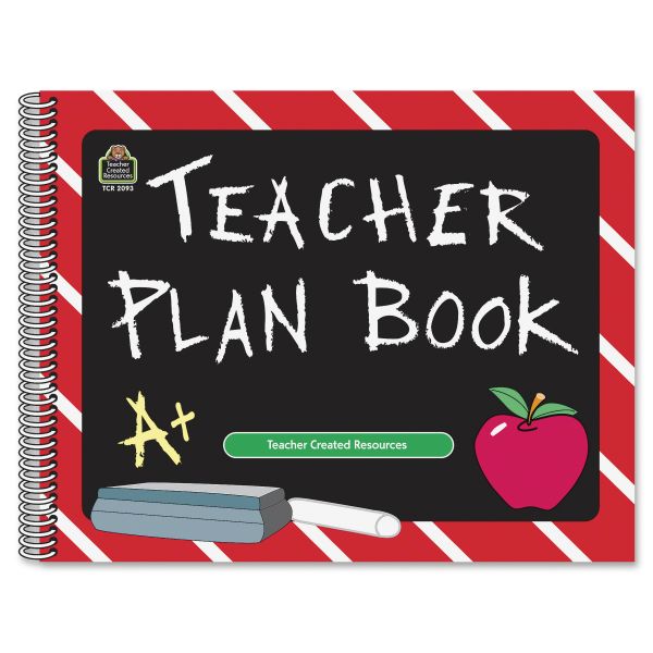 TCR2093 Chalkboard Teacher Plan Book