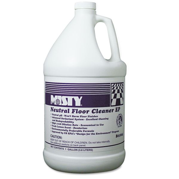 AMR1033704EA Misty Neutral Floor Cleaner EP, Lemon, 1gal Bottle