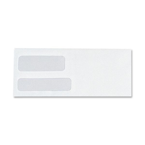 SPR09372 Sparco Double Window White Wove Envelopes