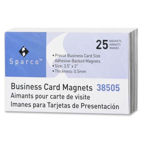 SPR38505 Sparco 38505 Business Card Magnets