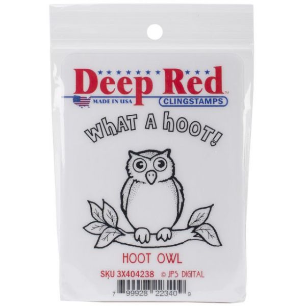 NOTM411581 Deep Red Cling Stamp 2"X2"