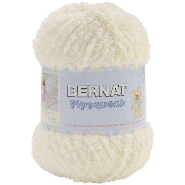 NOTM066494 Bernat Pipsqueak Big Ball Yarn - Vanilla