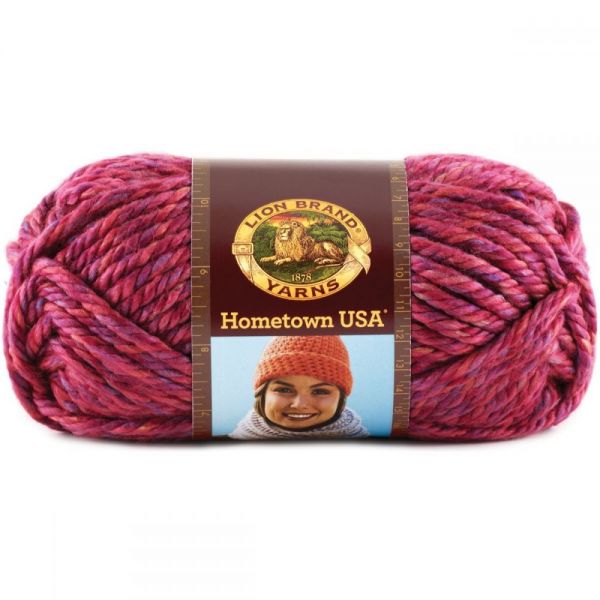 NOTM485593 Lion Brand Hometown USA Yarn - Phoenix Azalea