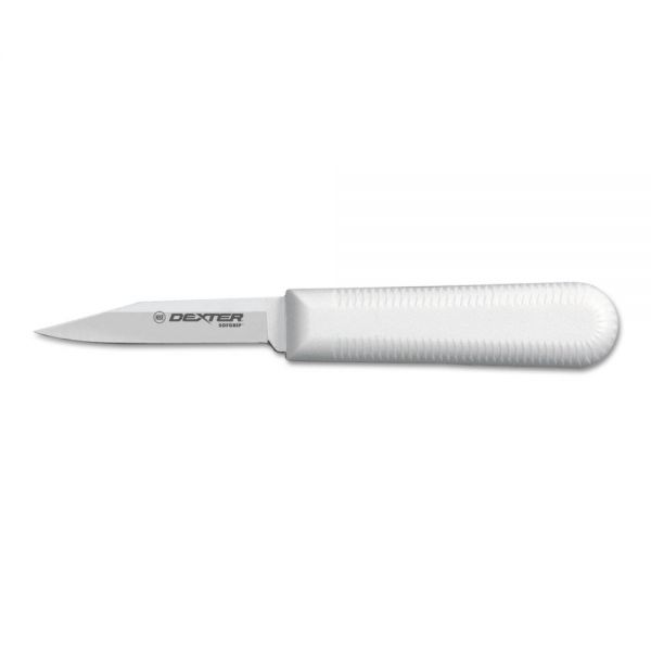 DXX24323 Dexter SofGrip Clip Point Parer Knife, Rubber Grip Handle, Silver, 3 1/4"