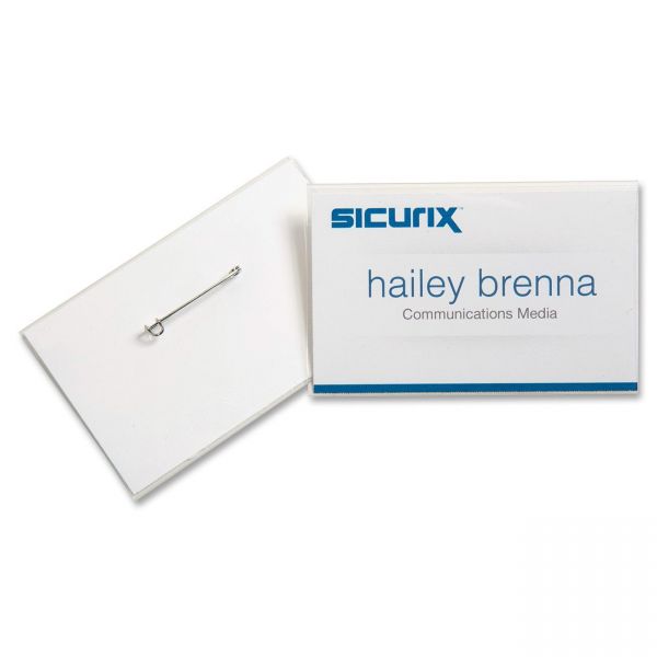 BAU67671 SICURIX Pin-Style Name Badge Kit