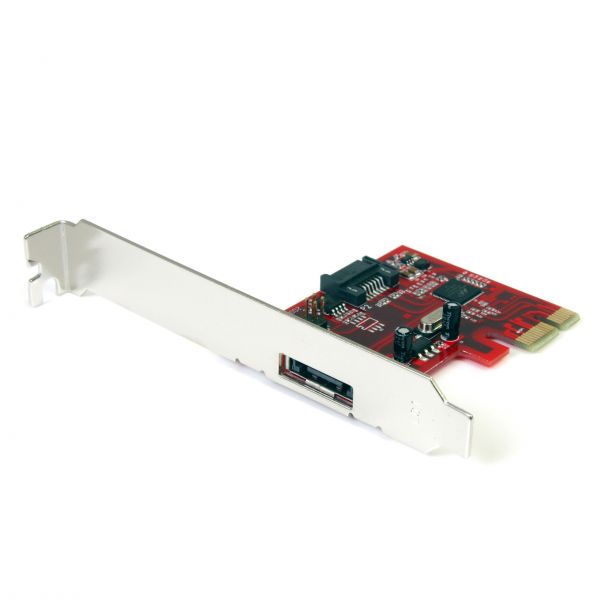 SYNX2703364 StarTech.com 1x eSATA + 1x SATA 6 Gbps PCI Express SATA Controller Card Adapter