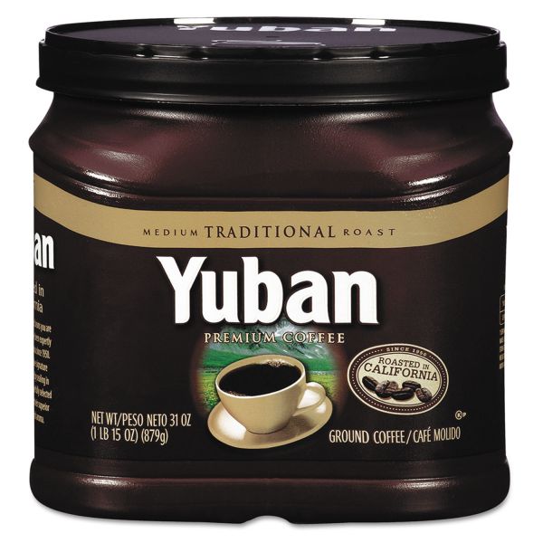 YUB04707 Yuban Original Premium Coffee, Ground, 31oz Can