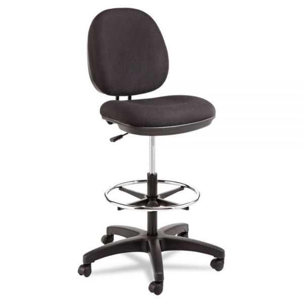 ALEIN4611 Alera Interval Series Swivel Task Stool, 100% Acrylic, Black