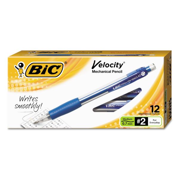 BICMV711BK BIC Velocity Original Mechanical Pencil, .7mm, Blue