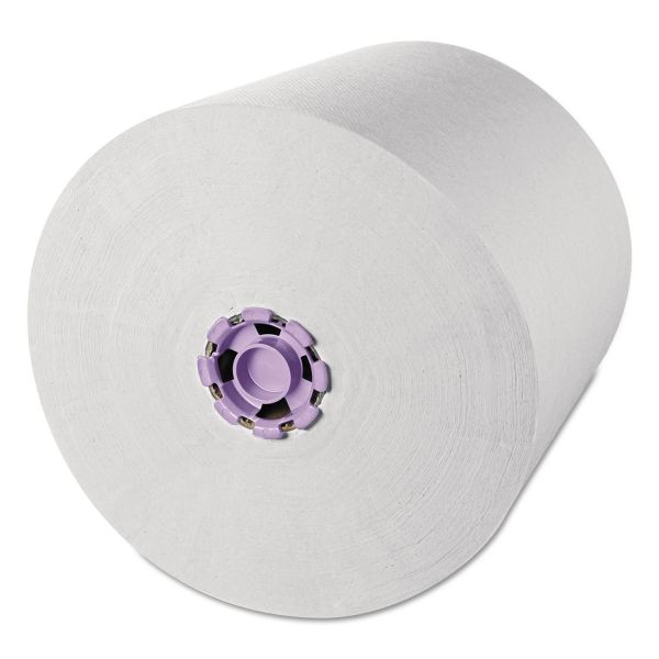 KCC02001 Scott Hard Roll Towels, White, 8" x 950 ft, 6 Rolls/Carton