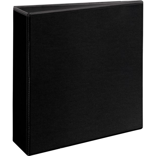AVE05600 Avery Heavy-Duty Non Stick 3-Ring View Binder, 3" Capacity, Slant Ring, Black