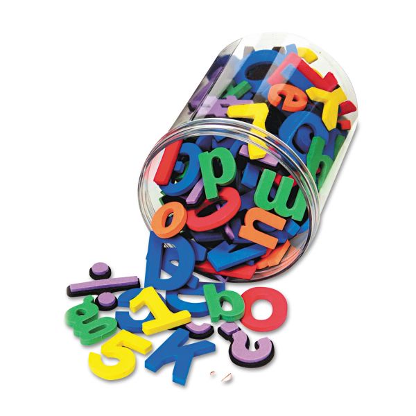 CKC4357 Chenille Kraft Wonderfoam Magnetic Alphabet Letters, Assorted Colors. 105/Pack