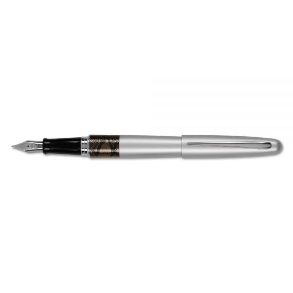 PIL91137 Pilot MR Animal Collection Fountain Pen, Black Ink, Python Print Barrel