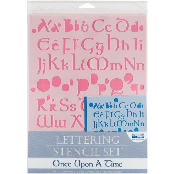 NOTM462812 Lettering Stencil 4pc Sets