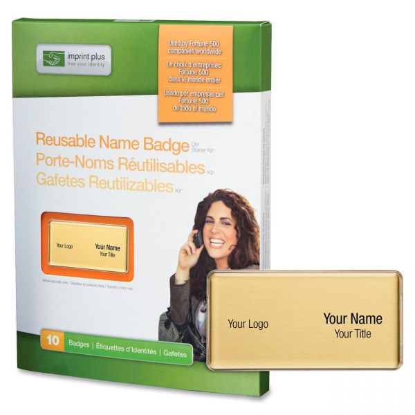 IPP3386 Mighty Badge Reusable Magnetic Name Badge System