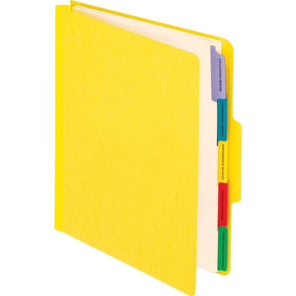 PFXSER1YEL Pendaflex Personnel Folders, 1/3 Cut Top Tab, Letter, Yellow