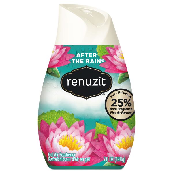 DIA03663CT Renuzit Adjustables Air Freshener, After the Rain Scent, Solid, 7 oz, 12/Carton