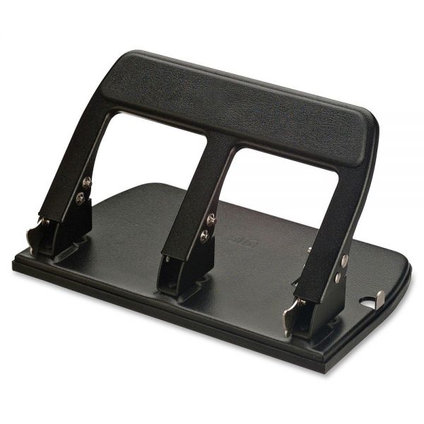 OIC90089 OIC Heavy-Duty Padded Hndl 3-Hole Punch