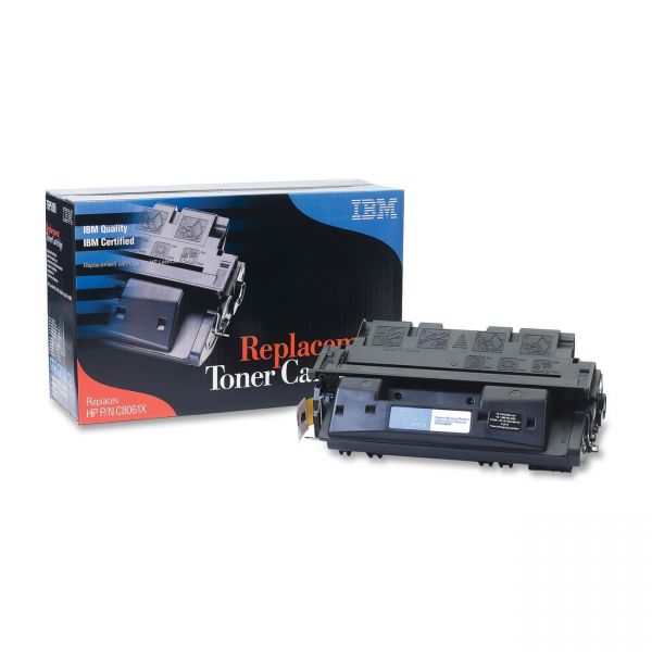 IBM75P5159 IBM Remanufactured HP C8061X Black Toner Cartridge
