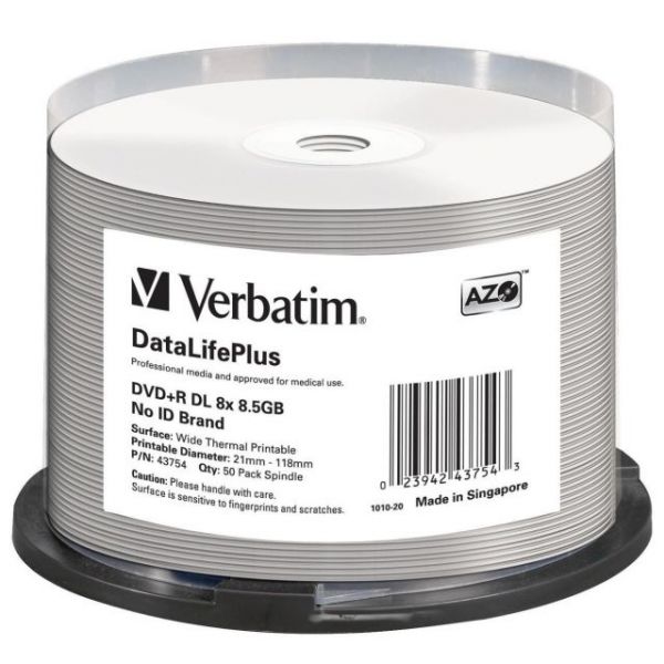 SYNX4175948 Verbatim DataLifePlus Recordable DVD Media