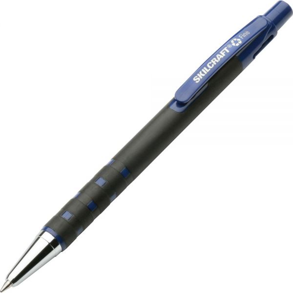 NSN3527310 SKILCRAFT Rubberized Barrel Retractable Ballpoint Pens