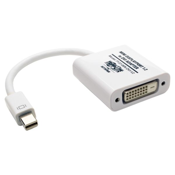 SYNX4214792 Tripp Lite Keyspan Mini Displayport 1.2 to DVI Adapter Converter Mini-DP / DVI-I 6 Inch