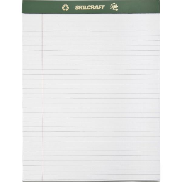 NSN5169627 SKILCRAFT Chlorine Free Letter-Size Legal Pads