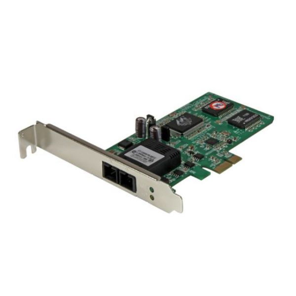 SYNX3956382 StarTech.com PCI Express (PCIe) Gigabit Ethernet Multimode SC Fiber Network Card Adapter NIC - 550m