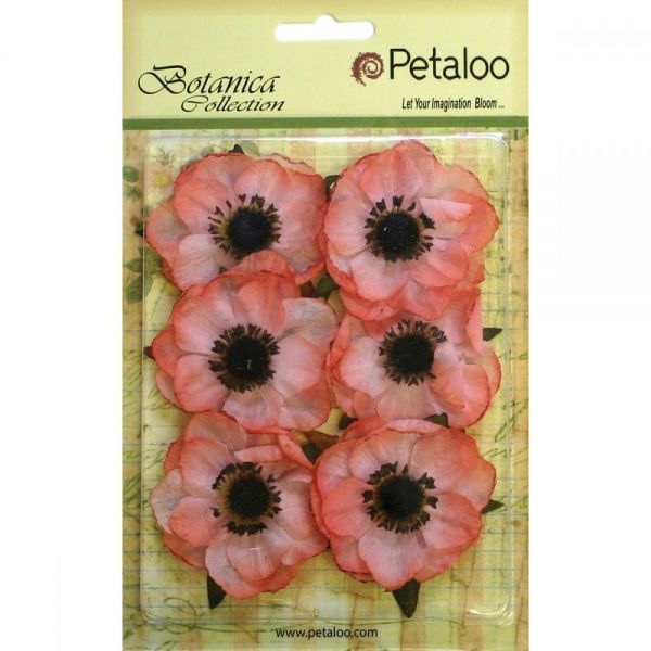 NOTM291264 Botanica Anemone Flowers 2" 6/Pkg